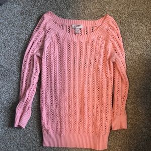 Pink sweater
